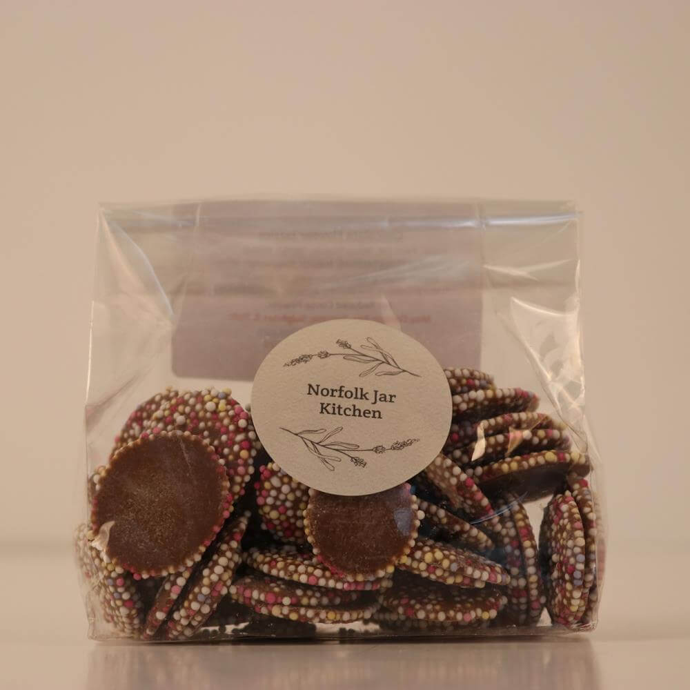 Norfolk Jar Kitchen Chocolate Flavour Jazzles Sweet Bag
